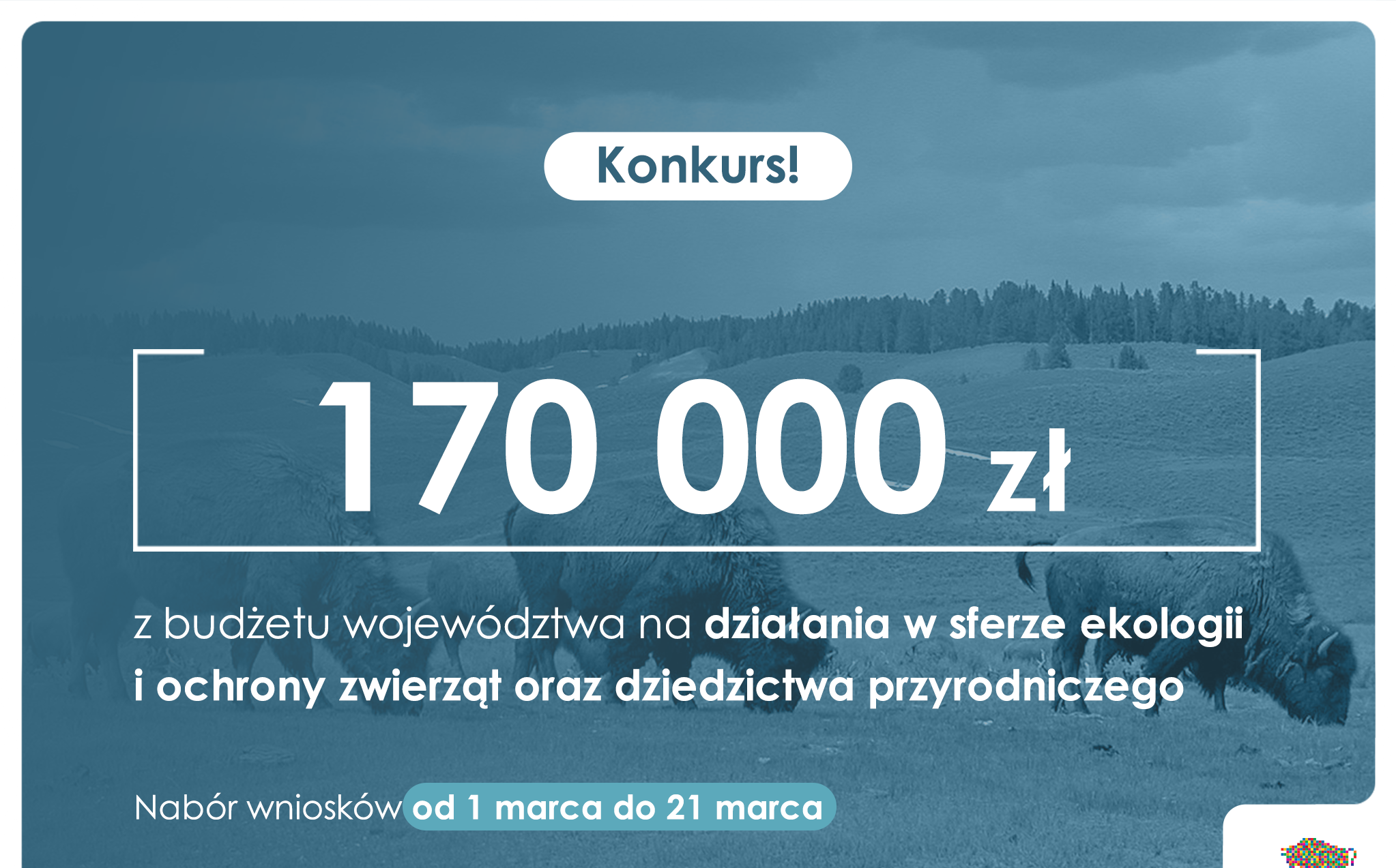 Konkurs w sferze ekologii i ochrony zwierząt oraz dziedzictwa przyrodniczego - 170 000 zł
