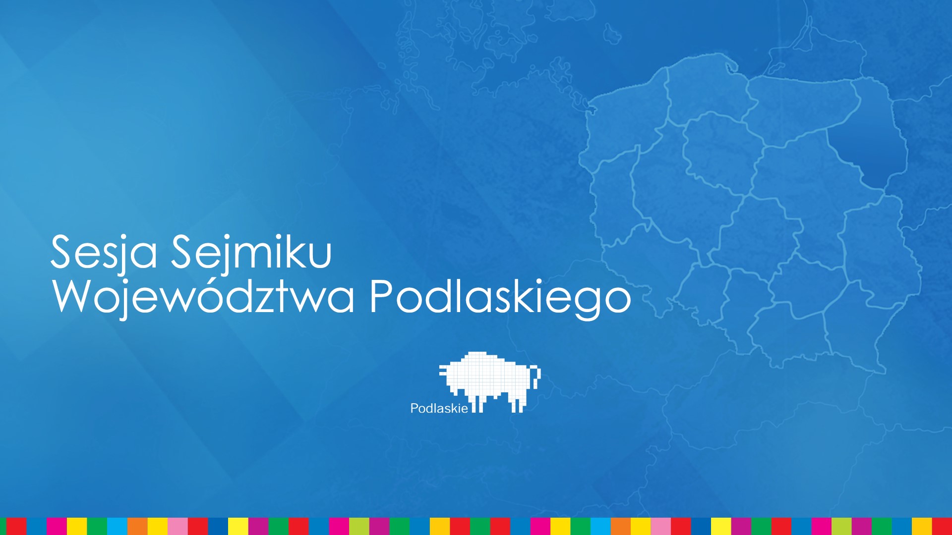 Transmisja VIII Sesji Sejmiku Województwa Podlaskiego VII kadencji