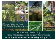 Plakat promujący Ogólnopolski Dzień Parków Krajobrazowych