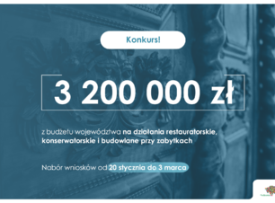 3 200 000 zł z budżetu województwa na działania zabytki