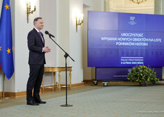 Prezydent RP Andrzej Duda przemawia