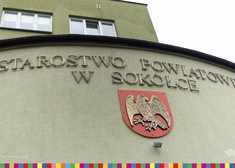 Budynek Starostwa Powiatowego w Sokółce.