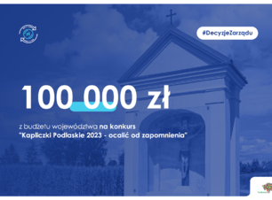 100 tys zł na konkurs na renowację kapliczek