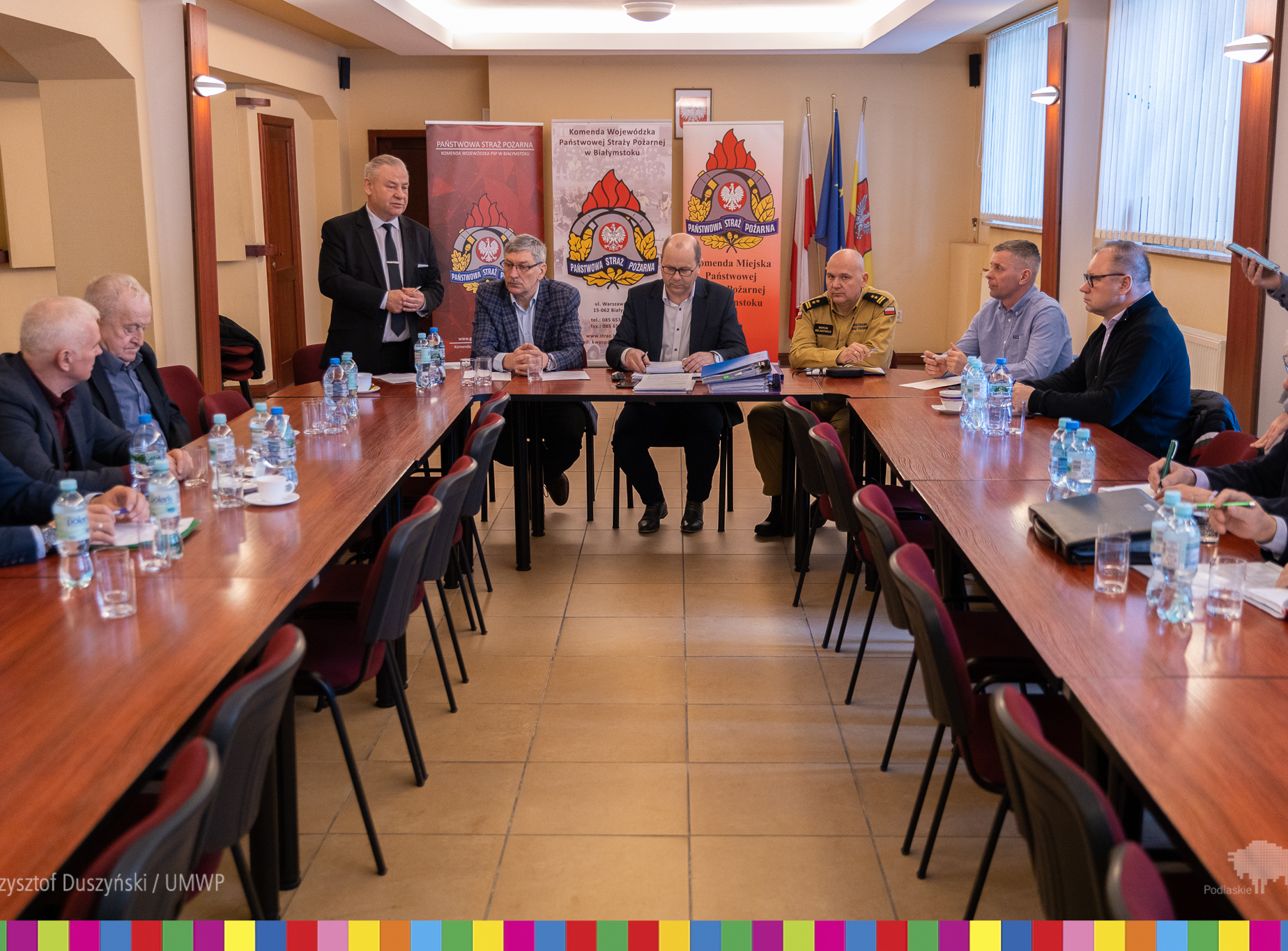Posiedzenie Prezydium Zarządu Oddziału Wojewódzkiego Związku OSP RP Województwa Podlaskiego