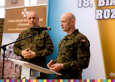 płk Paweł Adam Lachowski oraz płk Mieczysław Gurgielewicz