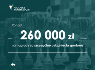 Ponad 260 tys. zł na nagrody za szczególne osiągnięcia sportowe