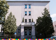 Fasada budynku Wydziału Architektury Politechniki Białostockiej