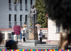 Pomnik Piłsudskiego na rynku