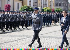 Wielu policjantów na rynku