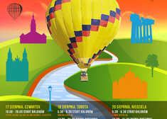 plakat V Fiesty Balonowej “Dolina Narwi”, więcej informacji w tekście