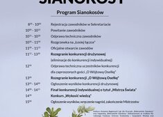 program XVIII Mistrzostwa Świata w Koszeniu Bagiennych Łąk dla Przyrody „BIEBRZAŃSKIE SIANOKOSY