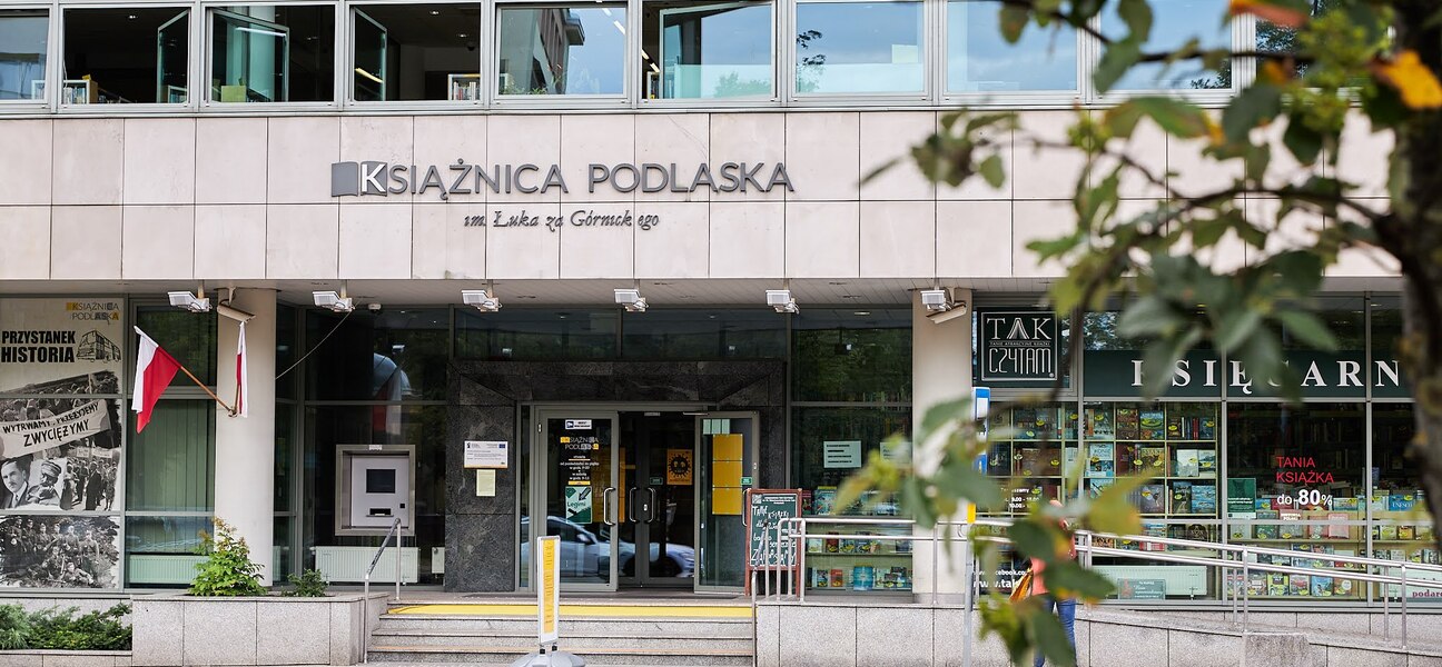 Budynek Książnicy Podlaskiej.