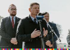 Członek zarządu Marek Malinowski przemawia przez mikrofon