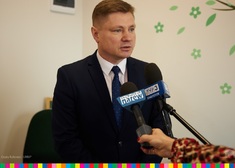 Marek Malinowski, członek zarządu udziela wywiadu