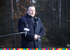 Prezes Podlaskiego Zarządu Dróg Wojewódzkich przemawia