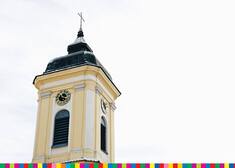 Wieża kościoła w Tykocinie.