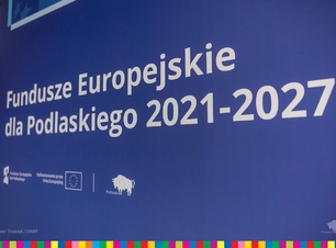 Grafika z nazwą programu unijnego w ramach, którego udzielane jest wsparcie