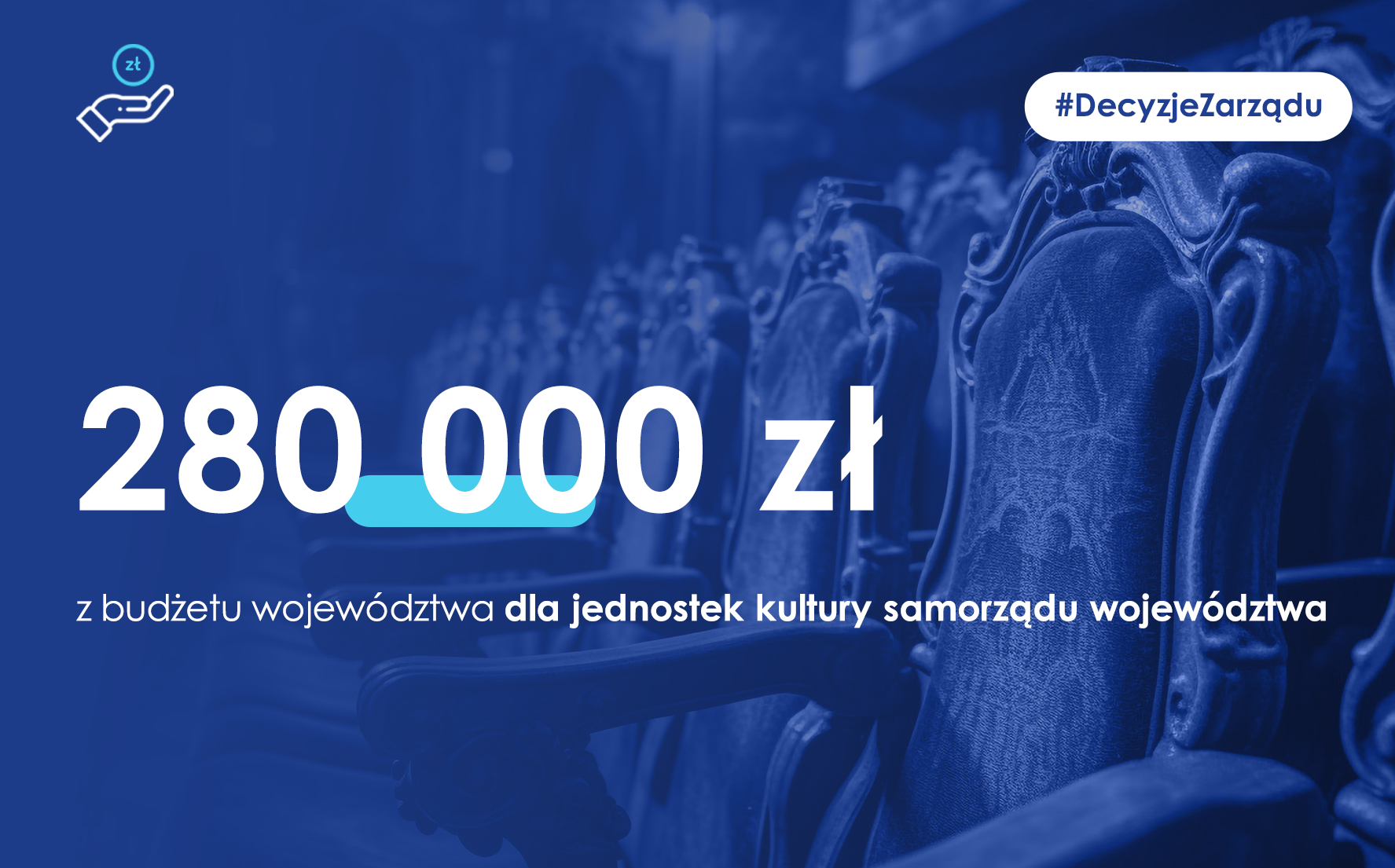 280 tys. zł z budżetu województwa dla jednostek kultury samorządu województwa