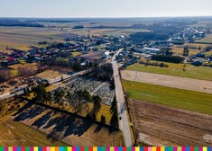zdjęcie z drona na miejscowość Hodyszewo i okolice