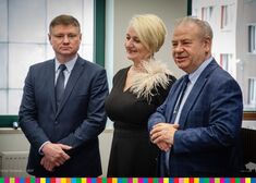 Wicemarszałek Olbryś i członkowie zarządu Olbryś i Malinowski