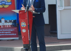 Bogdan Dyjuk przemawia do mikrofonu