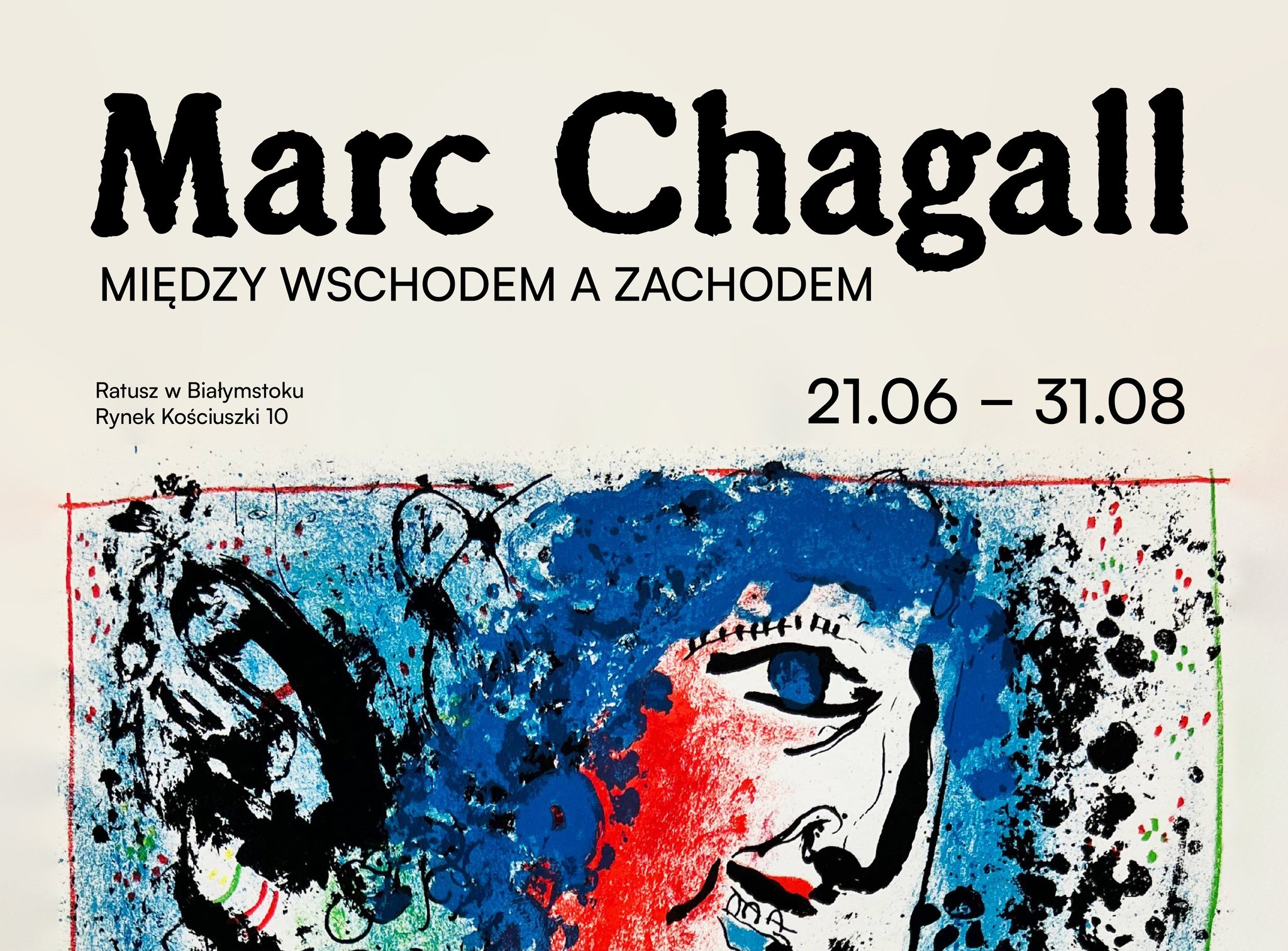 Plakat z obrazem Marca Chagalla