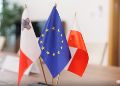 Flagi Malty, Unii Europejskiej oraz Polski