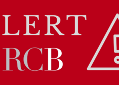 Napis Alert RCB