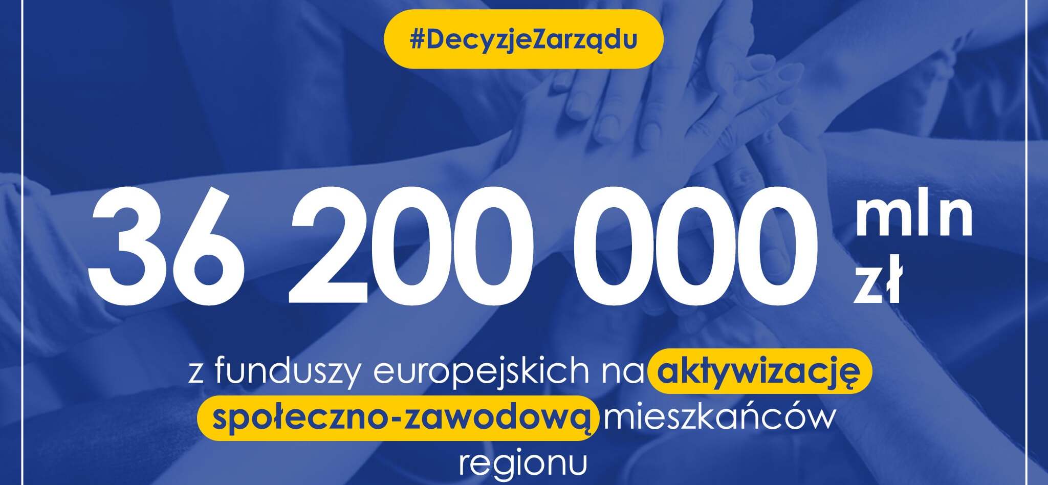 36,2 mln na aktywizację społeczno-zawodową