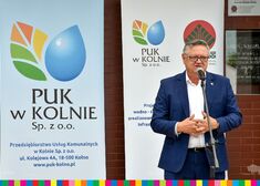 Przemawia burmistrz Kolna Andrzej Duda